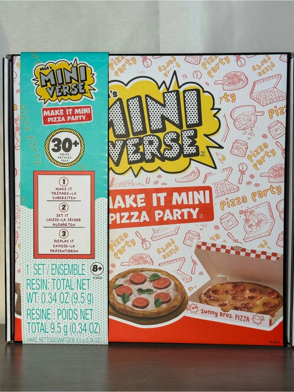 Make It Mini Pizza Party Kit - White & Red